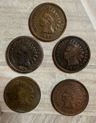 1863,1897,1899,1905,1908 Indian Head Pen