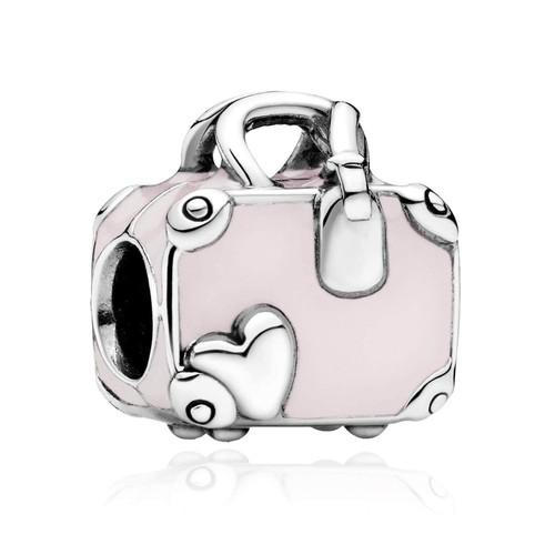 Queen Happy Birthday Hot Air Balloon Family Puppy Charm 925 Sterling Silver C...