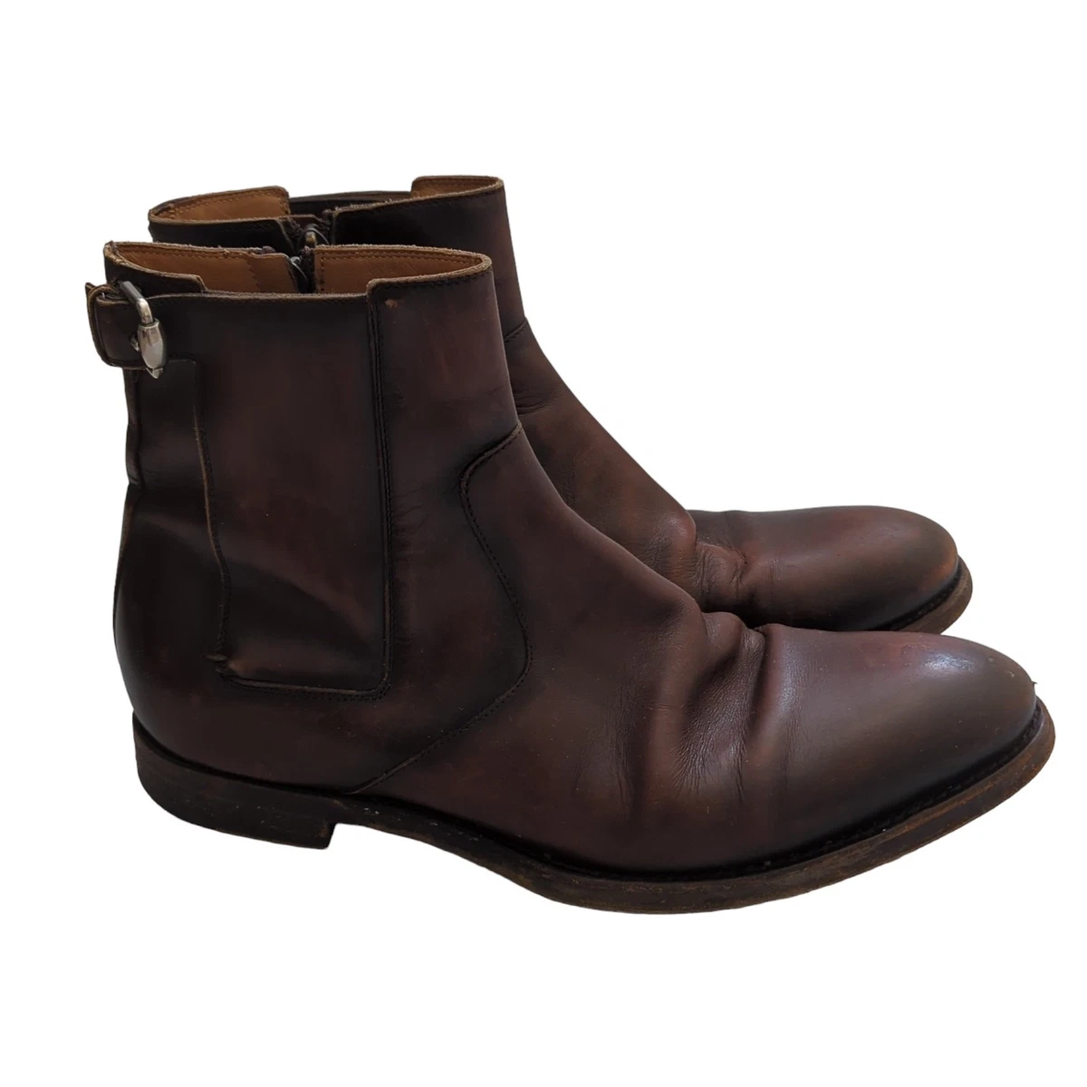 Gucci Zip Leather Upper Boots for Men for Sale | Shop New  display picture 3