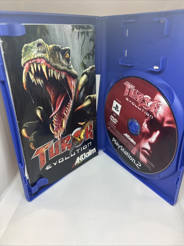 Turok: Evolution (Sony PlayStation 2, PS2, 2002) CIB Complete W/ Reg & Tested - Image 2 of 4