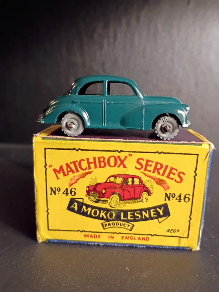 Matchbox #46A Morris Minor 1000 1958 VN/Mint In Solid Original B2 Box - Image 3 of 4