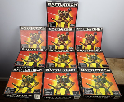 Set of 10 TCI Battletech 1/144 Scale Plastic Model Kits #1-10 Sets - Unbuilt