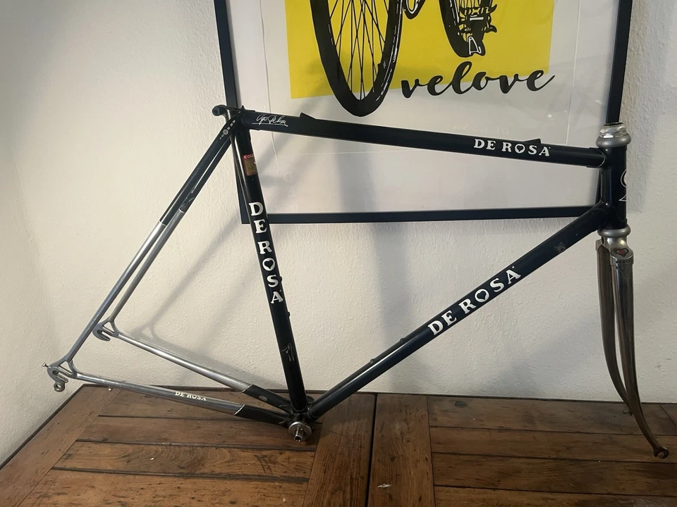 De Rosa Professional Rahmen frame roadbike Campagnolo Record Columbus SLX