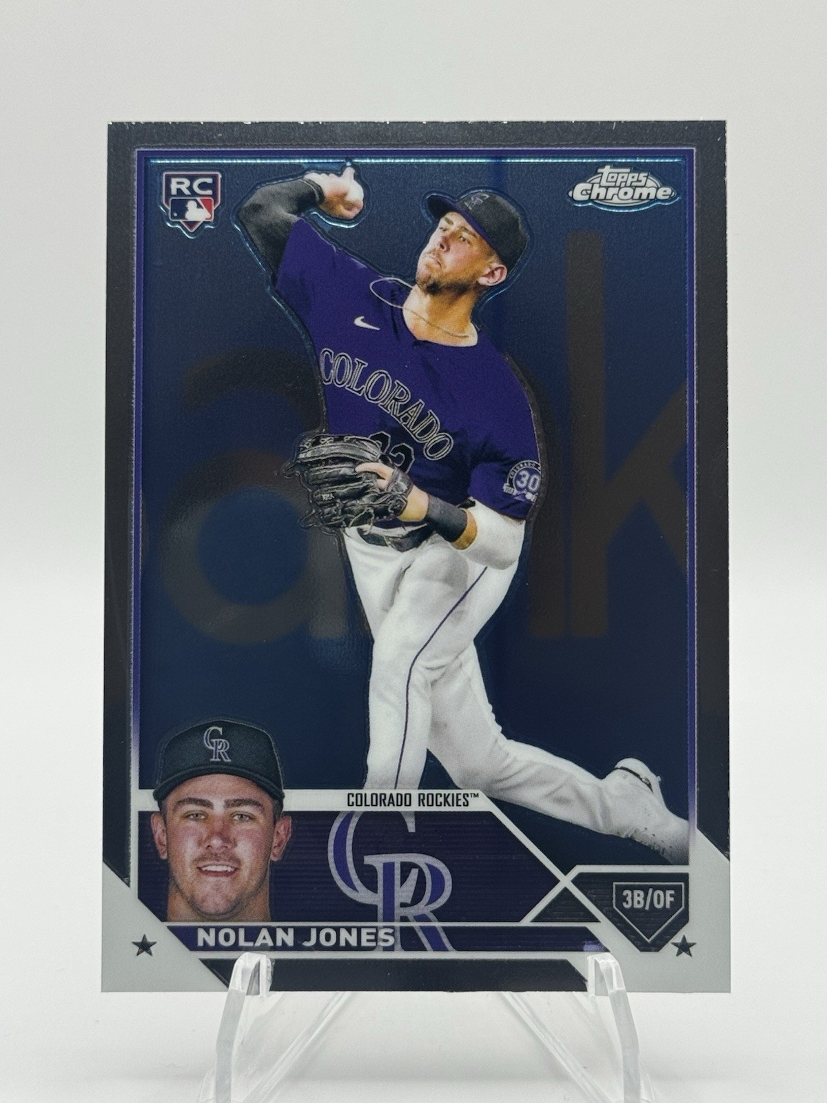 Nolan Jones 2023 Topps Chrome RC #43 Colorado Rockies