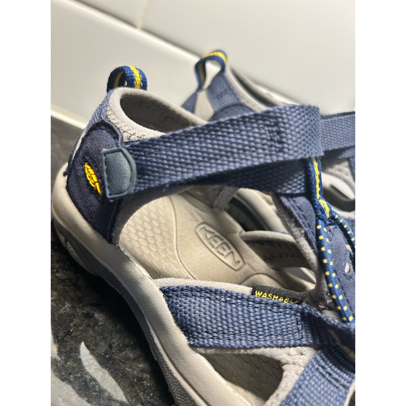 Sandali Keen sportivi impermeabili per bambini scarpe escursionismo outdoor blu grigio taglia 13