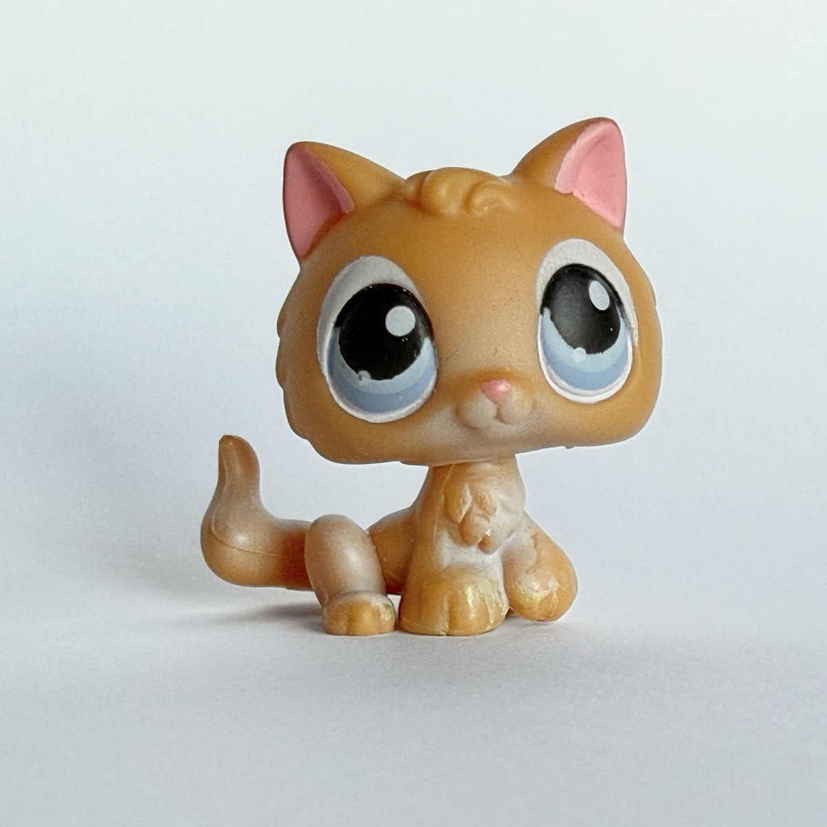 Littlest Pet Shop #47 Kitty Cat Kitten Orange White LPS READ DESC