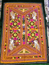 Uzbek suzani embroidery home decor 48"X71" 123x180cm D-2B