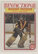 1982-83 O-Pee-Chee In Action Richard Brodeur #340 0c4