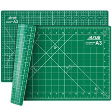 Self Healing Cutting Mat: 12 x 18 Green Double Sided NonSlip 5 Layers PVC Durab