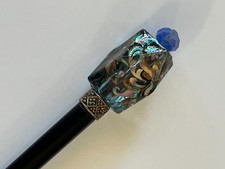 Hand made Kanzashi hair stick Ornament With Tensha Beads