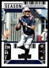 JACOBY BRISSETT 2024 PANINI CONTENDERS FOOTBALL SEASON TICKET NEW ENGLAND