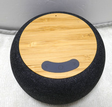 Fabric & Bamboo Bluetooh Speaker w/ Wireless Charging