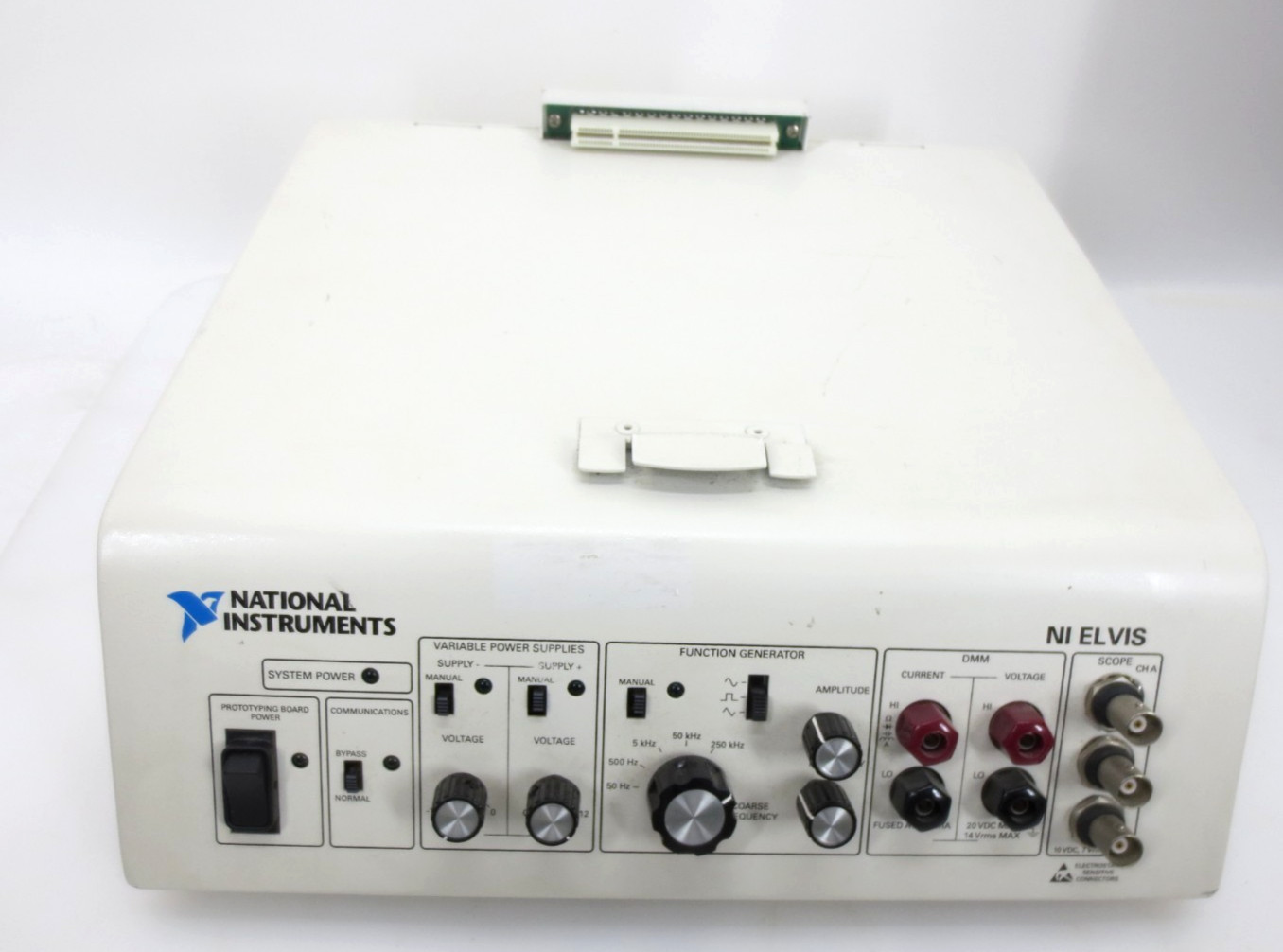 National Instruments NI Elvis Platform Trainer (No Breadboard, No Power Supply)