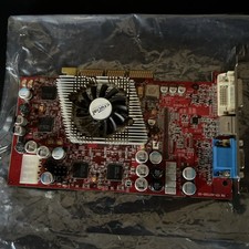 ATi Radeon 9800 Pro 128MB DVI VGA TV-Out AGP Graphics Card Tested & Working M1A
