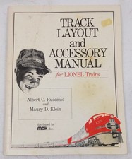 Track layout and accessory manual for Lionel trains Paperback Book