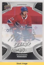 2021-22 Upper Deck MVP Silver Script Alexander Romanov #27 READ 2fn