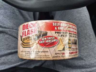 Deck Flash DFB375 Roll Tape Self Adhesive Deck Flashing 75 L ft.x3 W in., NOs