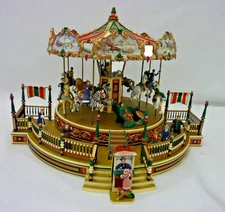 VINTAGE 1997 MR.CHRISTMAS HOLIDAY AROUND THE CAROUSEL MUSICAL 30 SONGS