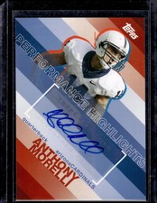 2008 Topps #THA-AM Anthony Morelli Performance Highlights Autographs