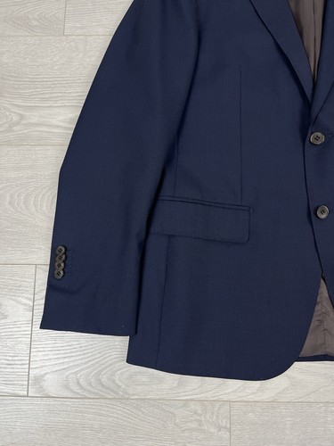 Suitsupply Blu Napoli Vitale Barberis Canonico Navy Tuta Blazer Pantaloni 48R Uomo - Foto 7 di 11