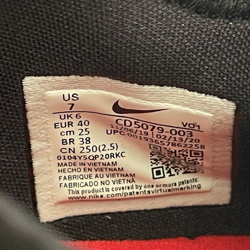 Nike PG4 Paul George Black Red Mens Shoes CD5079-003 Size 7 - Picture 12 of 12
