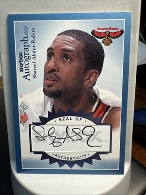 2003-04 Fleer Skybox Shareef Abdur-Rahim Autographics #A-SA SP #100/250