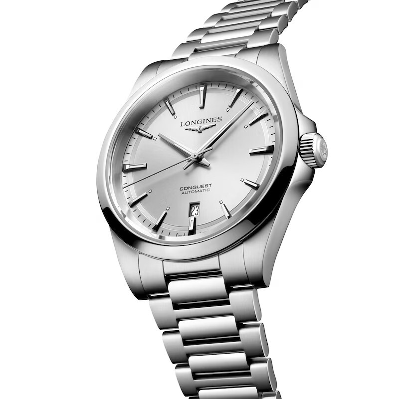 LONGINES CONQUEST Automatic 本体 New Longines Conquest 41mm Silver Dial Steel Men's Watch L38304726