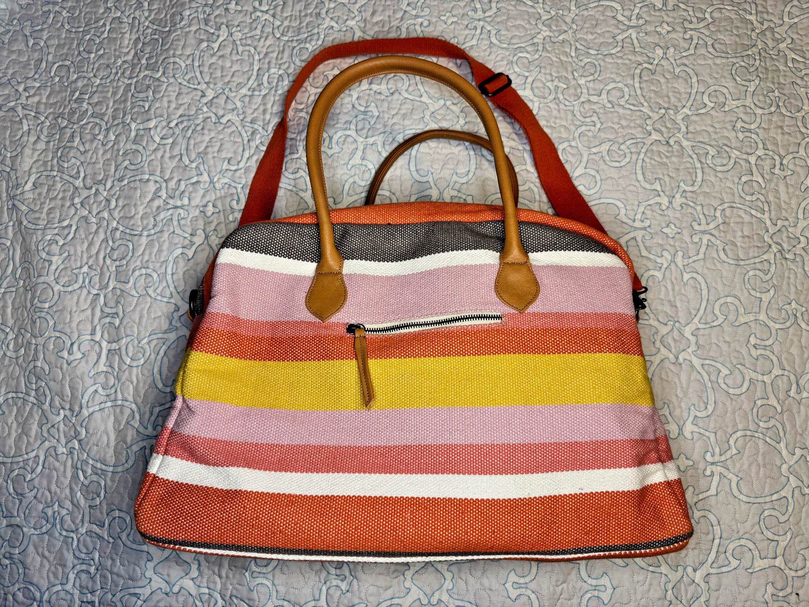 Universal Thread Goods Weekender Stripe Woven Lea… - image 9