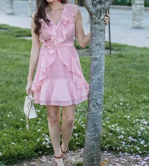 Gianni bini hotsell ruffle dress