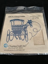 Charles Craft Fiddlers Cloth Fabric 14 Count Beige 12"x18"