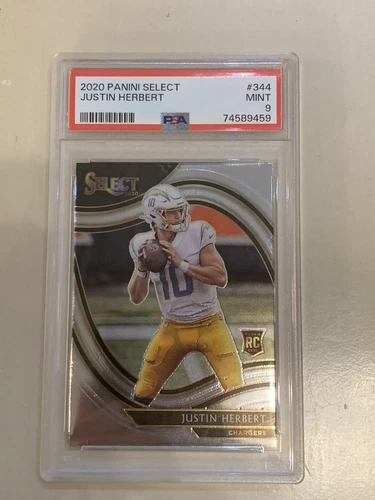 2020 Panini Select - Field Level  Prizm #344 Justin Herbert (RC)
