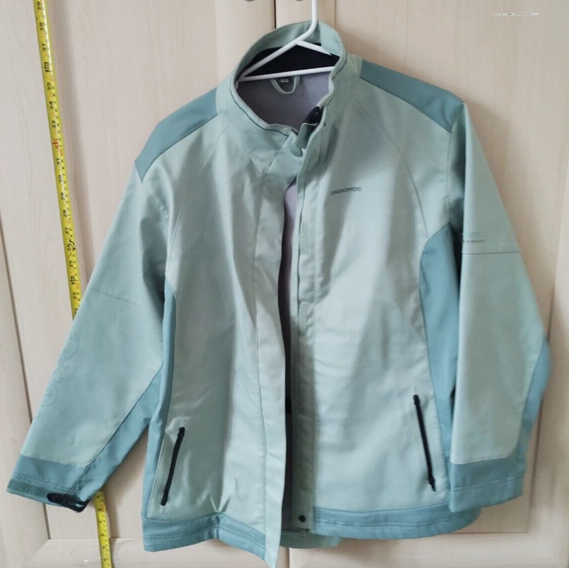 Craghoppers Green/Blue Windshell Lined Water Resistant Outdoors Jacket UK16