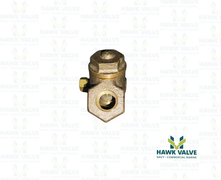1/4" BRONZE 200 / 400 THREADED Y-PATTERN SWING CHECK VALVE -  CRANE FIG.36 - Image 4 of 4