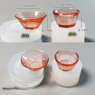 1/12 Scale Dollhouse Miniatures Mini Kitchen Salad Bowl Silicone Mold Handmade