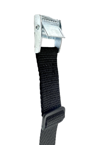 Cam Buckle Straps Metal in Black 2 x 1.5meter x 20mm - Picture 8 of 8