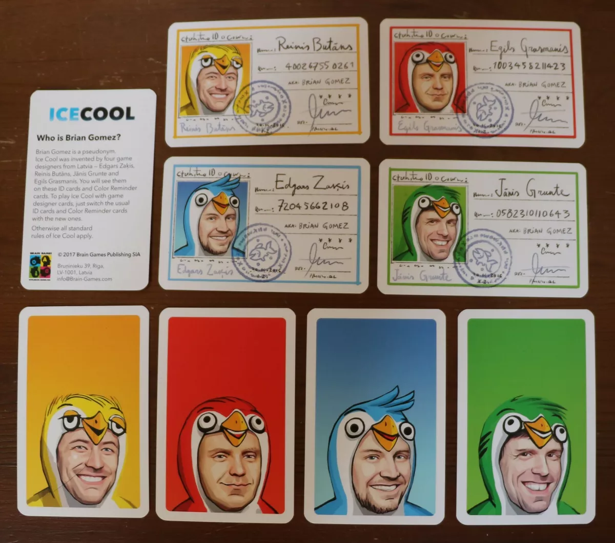 Icecool Ice Cool Board Game Promo Mini Expansions New Unused