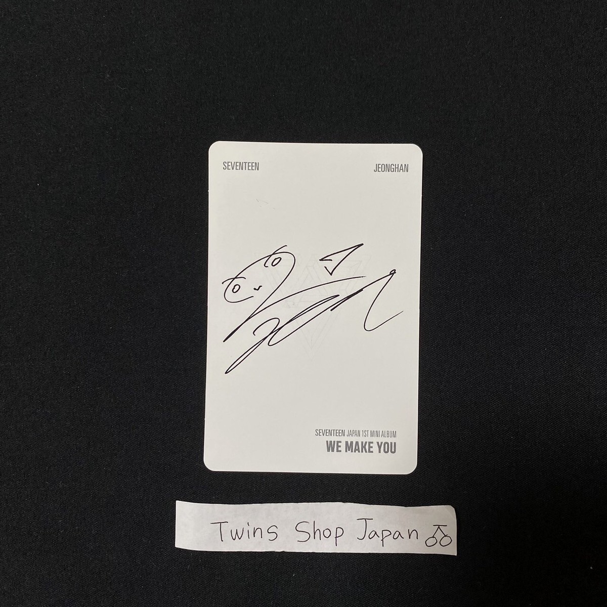 SEVENTEEN Japan 1st mini album we make you Photocard [with