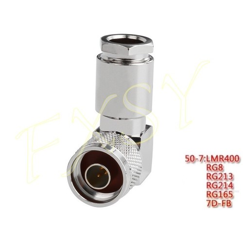 Typ N Wtyczka Wtyczka R / A Kąt prosty Kolanko Rf Adapter do LMR600 LMR400 300 195 - Zdjęcie 12 z 17