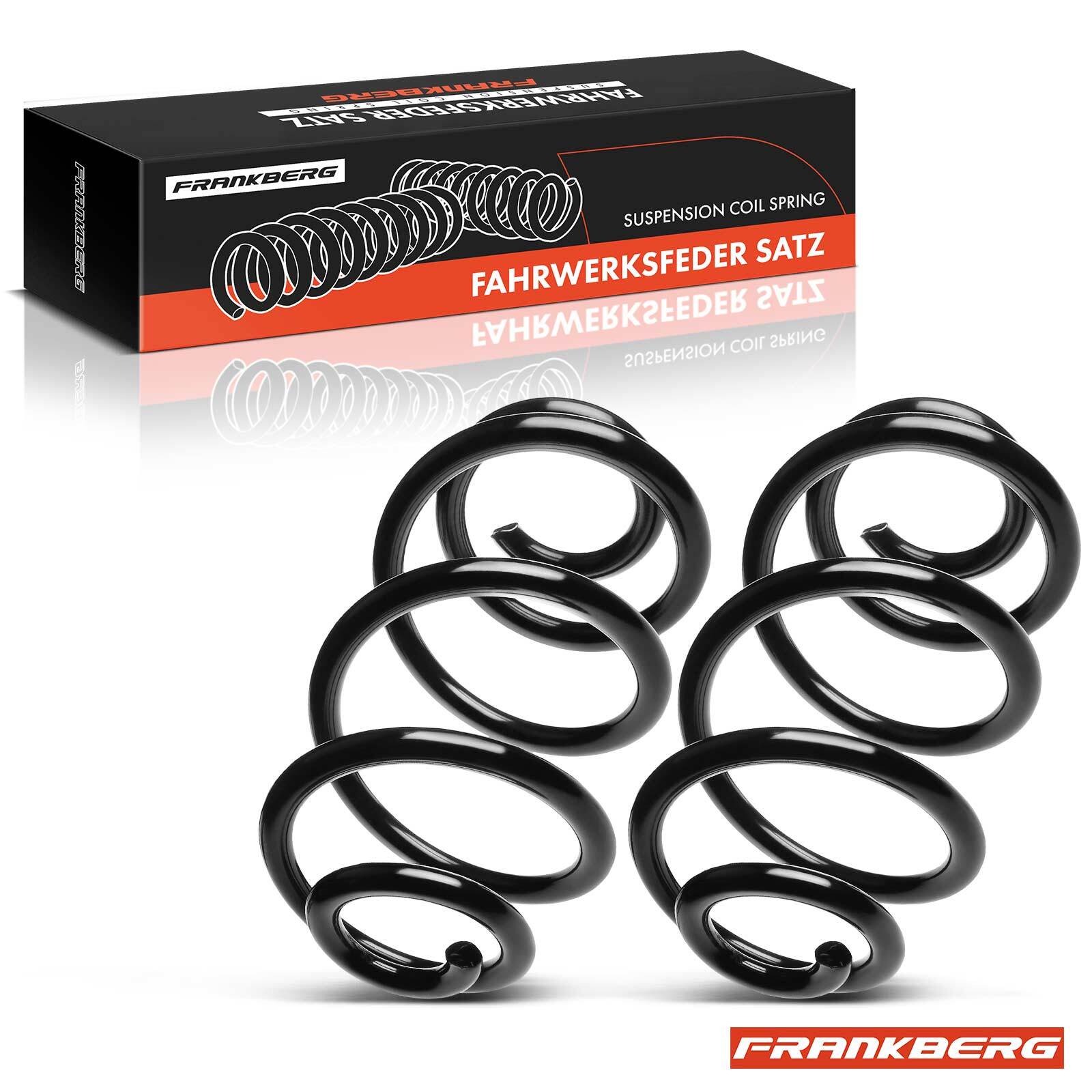 FRANKBERG 2x Coil Spring Set for Nissan Qashqai I 2007-2013 Qashqai+2 2010 Rear