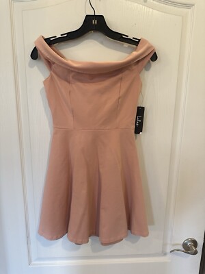 zabbarra off the shoulder mini dress light pink Hiroki Off Shoulder Mini Dress
