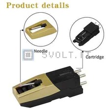 Cartuccia Dedicata Fonografo Giradischi Dischi Fonografici