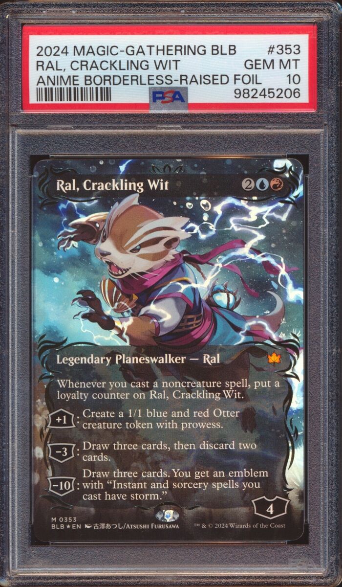 2024 MTG BLOOMBURROW RAL CRACKLING WIT #353 ANIME RAISED 2024 MTG BLOOMBURROW RAL CRACKLING WIT #353 ANIME RAISED