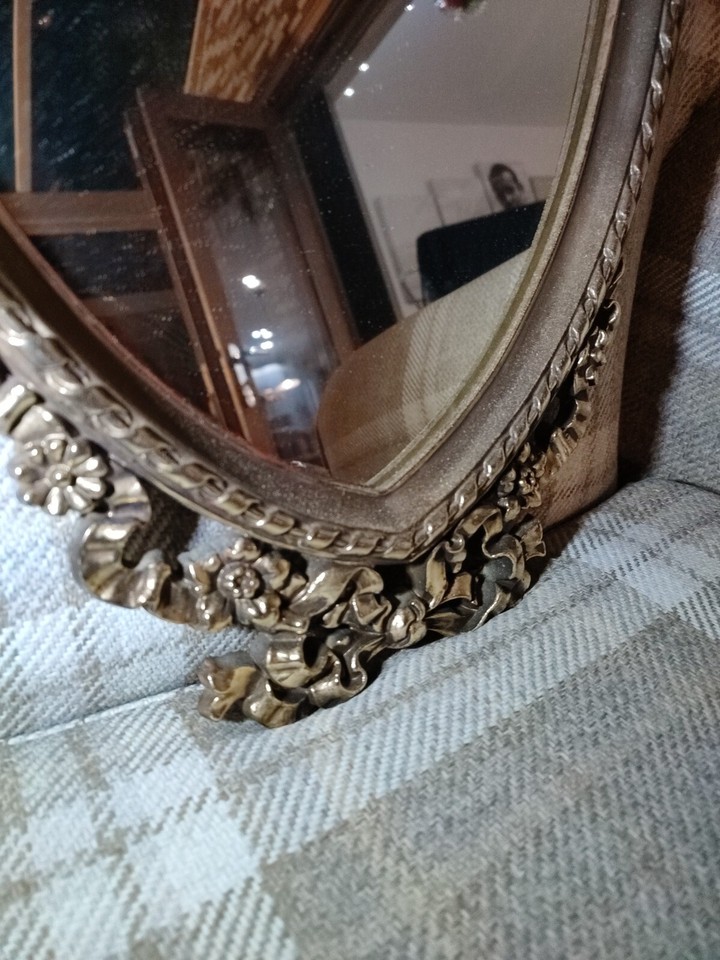 Stunning Baroque Ornate Gold Framed Heart Shaped Mirror eBay