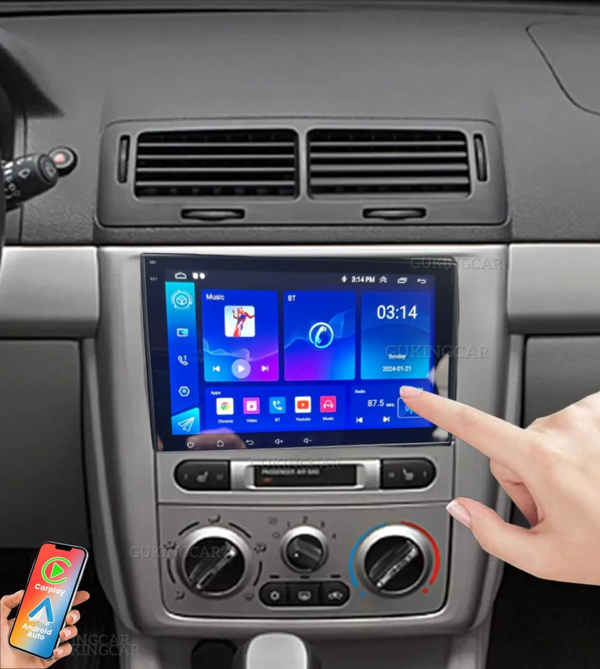 For 2007-2010 Chevrolet Cobalt 8" Android 13.0 Carplay Car Stereo Radio GPS Navi - Image 3 of 4