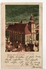 ROMANIA - Romania - BRASSO - KRONSTADT - brasov greeting from...church