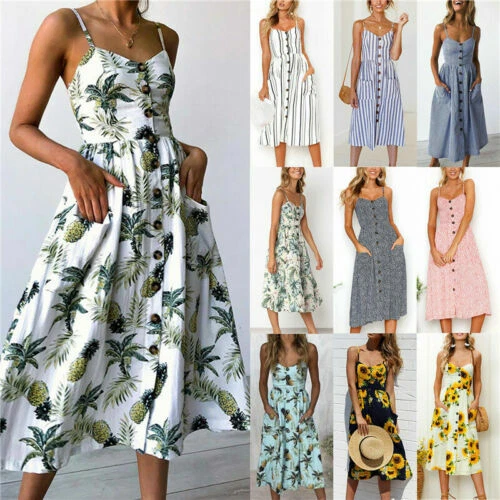 Women's Floral Slip Dress