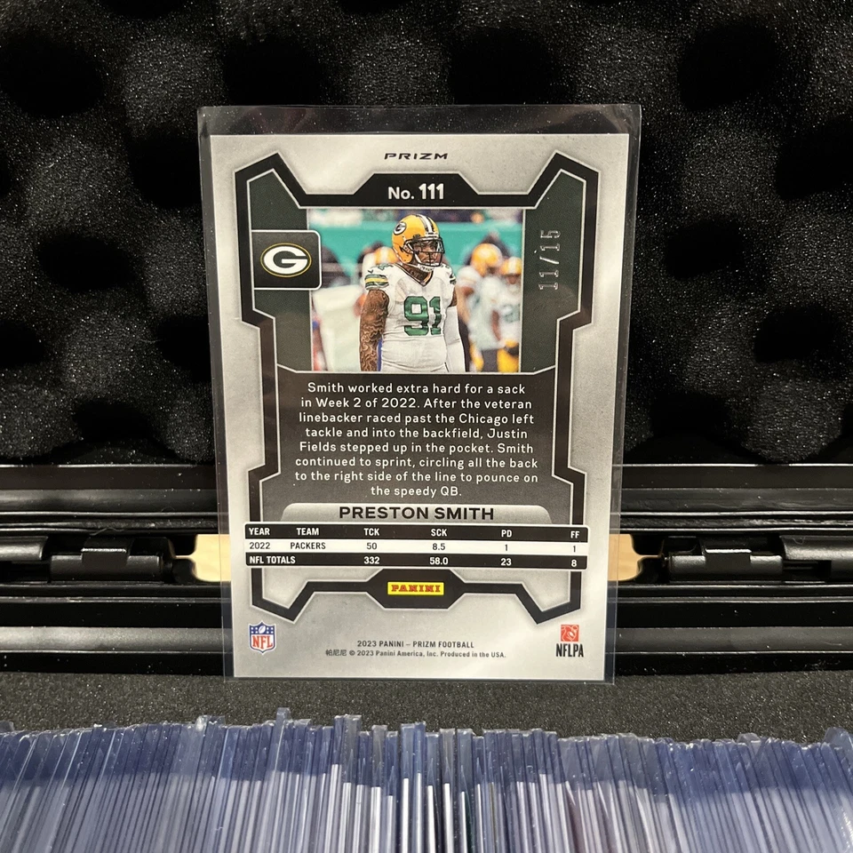 PRESTON SMITH PACKERS PRIZM PINK DISCO #11/15 - Image 2 of 2