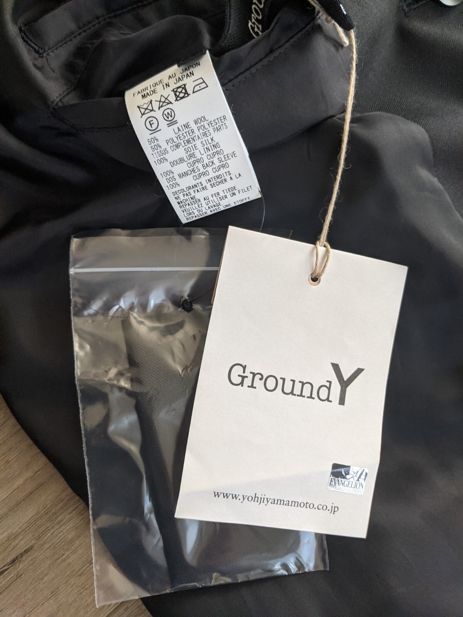 Yohji Yamamoto Ground Y x Evangelion Reversible Rei Ayanami Coat