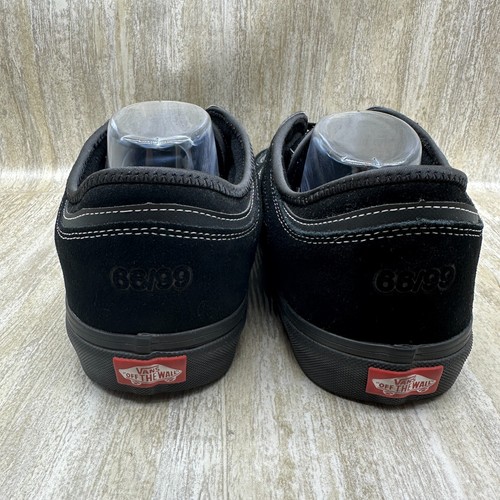 Vans Shoes Mens 13 Black Rowley Motorhead Classic Authentic Low Skate Suede - Picture 5 of 11