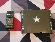 1980s gi joe Jeep 7000 Hood, and vintage walkie talkie 